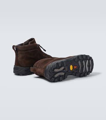 Triple Stitch suede high-top sneakers | Zegna