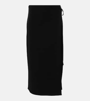 Jersey wrap skirt | Vince