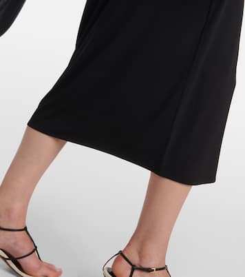 Jersey wrap skirt | Vince