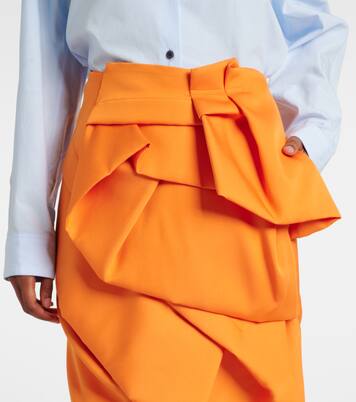 Midirock aus Satin | Dries Van Noten