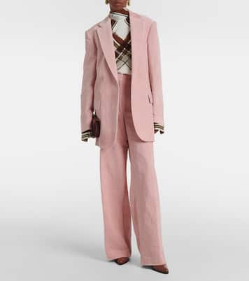 Weite Hose aus Baumwolle und Hanf | Dries Van Noten