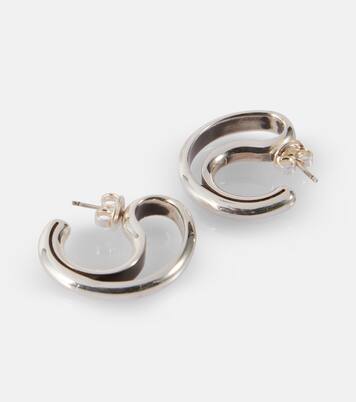 Ohrringe Frills Large aus Sterlingsilber | Bottega Veneta