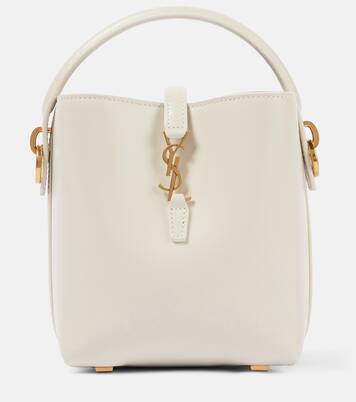 Le 37 Mini leather bucket bag | Saint Laurent