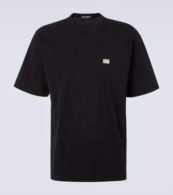T-Shirt aus Baumwoll-Piqué | Dolce&Gabbana