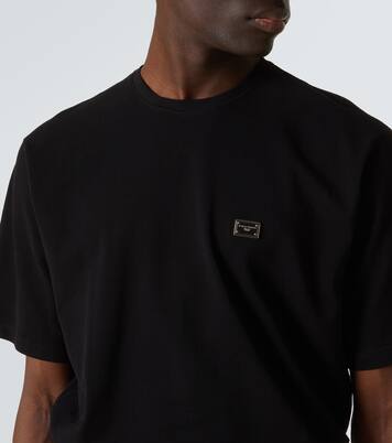 T-Shirt aus Baumwoll-Piqué | Dolce&Gabbana