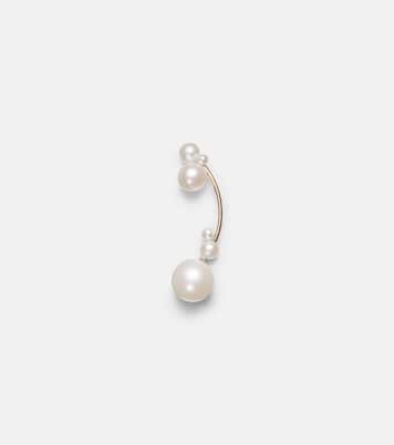 Boucles d'oreilles Grand Stella en or 14 ct et perles | Sophie Bille Brahe