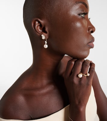 Boucles d'oreilles Grand Stella en or 14 ct et perles | Sophie Bille Brahe