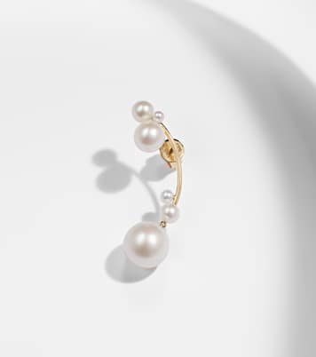 Boucles d'oreilles Grand Stella en or 14 ct et perles | Sophie Bille Brahe