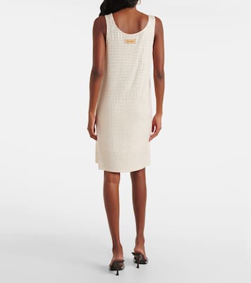 Minikleid aus Jersey mit Kristallen | The Attico