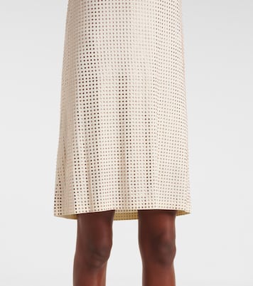 Minikleid aus Jersey mit Kristallen | The Attico