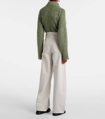 Low Curve mid-rise wide-leg jeans | Agolde