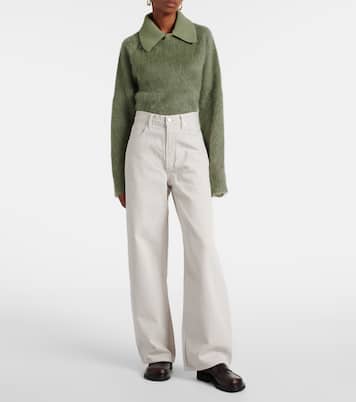 Low Curve mid-rise wide-leg jeans | Agolde