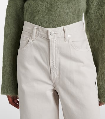 Low Curve mid-rise wide-leg jeans | Agolde