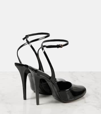La Scandale 110 patent leather sandals | Saint Laurent