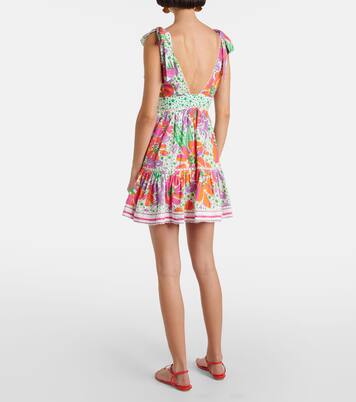 Robe Cara en coton imprimé | Poupette St Barth