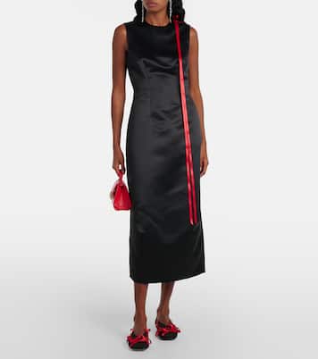 Midikleid aus Satin | Simone Rocha