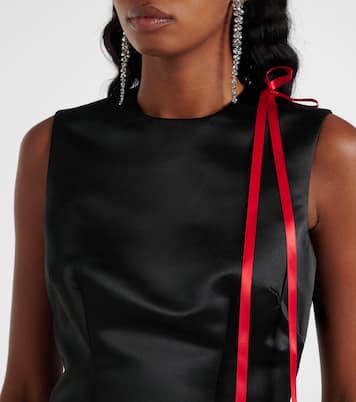 Midikleid aus Satin | Simone Rocha