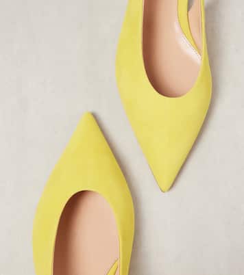 Ballerine slingback in suede | Gianvito Rossi