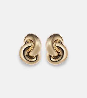 Knot 10kt gold clip-on earrings | Jennifer Fisher