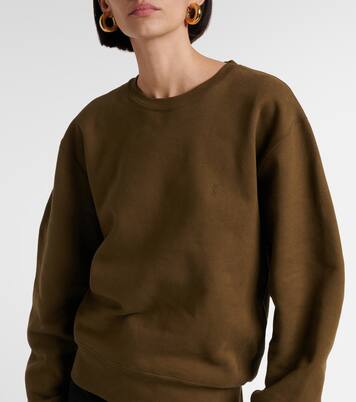 Cassandre cotton sweatshirt | Saint Laurent