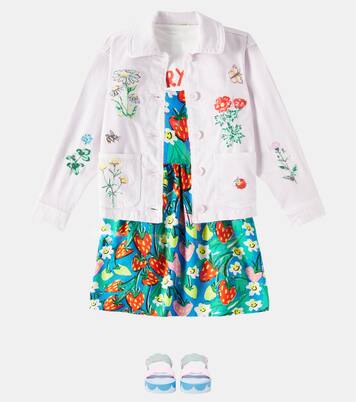 Bedruckte Shorts aus Baumwolle | Stella McCartney Kids