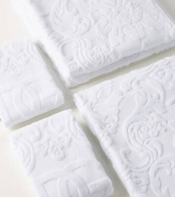 Set of 5 jacquard cotton terry towels | Dolce&Gabbana Casa