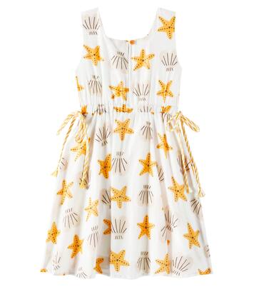 Starfish printed cotton-blend dress | Fábula