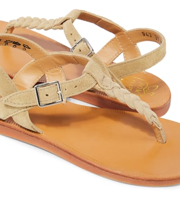 Plagette Antic suede sandals | Pom d'Api