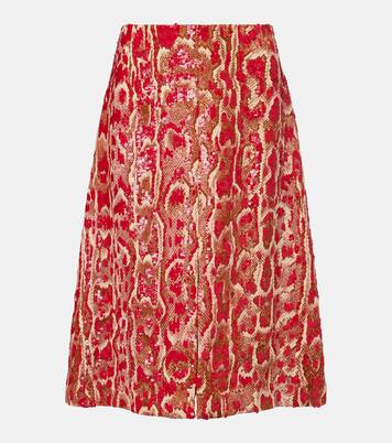 Verzierter Midirock Shera | Dries Van Noten