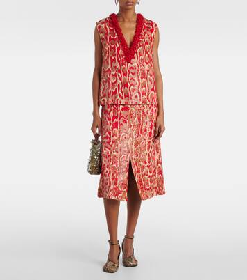 Verzierter Midirock Shera | Dries Van Noten