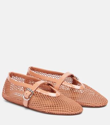 Fishnet ballet flats | Alaïa