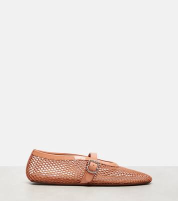 Fishnet ballet flats | Alaïa