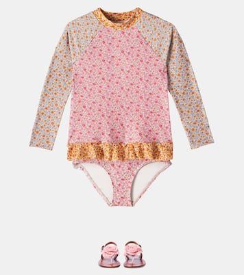 Top anti-UV Lucky con stampa floreale | Zimmermann Kids