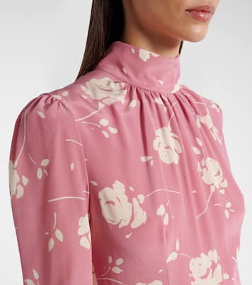 Midikleid aus Seide | Alessandra Rich