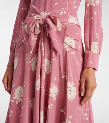 Midikleid aus Seide | Alessandra Rich