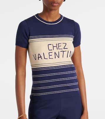 Chez Valentino cotton T-shirt | Valentino
