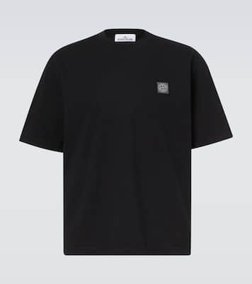 Embroidered cotton jersey T-shirt | Stone Island