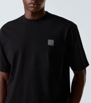 Embroidered cotton jersey T-shirt | Stone Island
