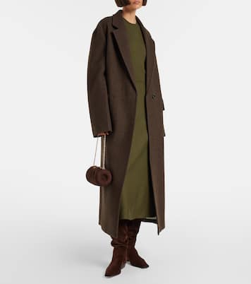 Borsa a spalla Hoop Mini in suede | Aquazzura