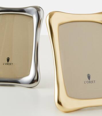 Anton brass-plated picture frame | L'Objet