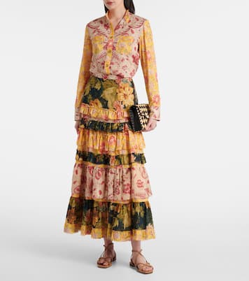 Sandalen Ayla aus Veloursleder | Jimmy Choo