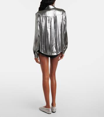 Metallic shirt | Self-Portrait