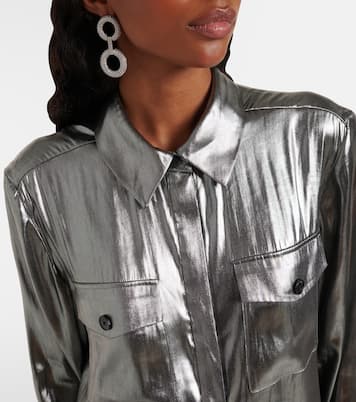 Metallic shirt | Self-Portrait
