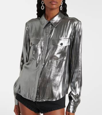 Metallic shirt | Self-Portrait