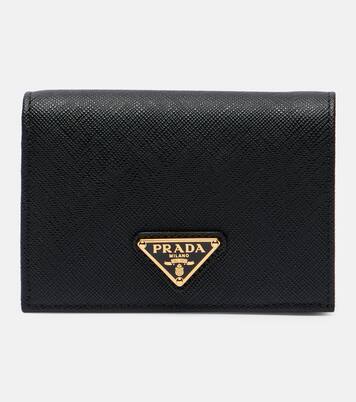 Saffiano Small leather wallet | Prada