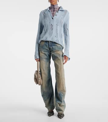 Jeans 2006F a gamba larga e vita bassa | Acne Studios