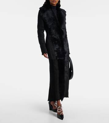 Dragon embellished leather wedge pumps | Coperni