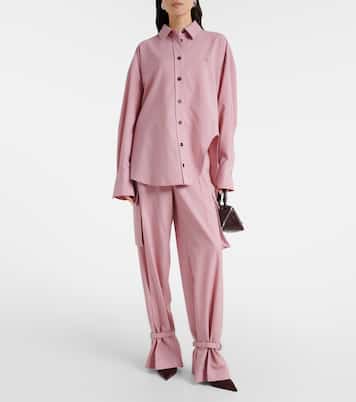 Camisa oversized asimétrica Diana | The Attico