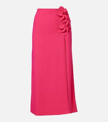 Tess floral-appliqué beach cover-up | Karla Colletto