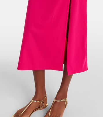 Tess floral-appliqué beach cover-up | Karla Colletto